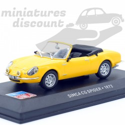 SIMCA CG SPIDER (JAUNE) - 1/43ème en boite