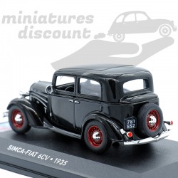 SIMCA FIAT 6 CV (NOIR) - 1/43ème en boite