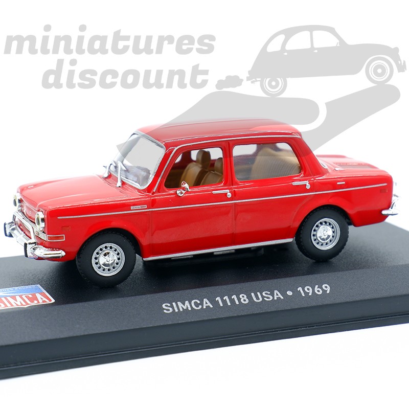 SIMCA 1118 USA (ROUGE) - 1/43ème en boite