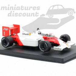 MCLAREN TAG TURBO MP4/2C 1986 (BLANC) - 1/43ème en boite