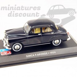 SIMCA 9 ARONDE DE 1954 (NOIR) - 1/43ème en boite