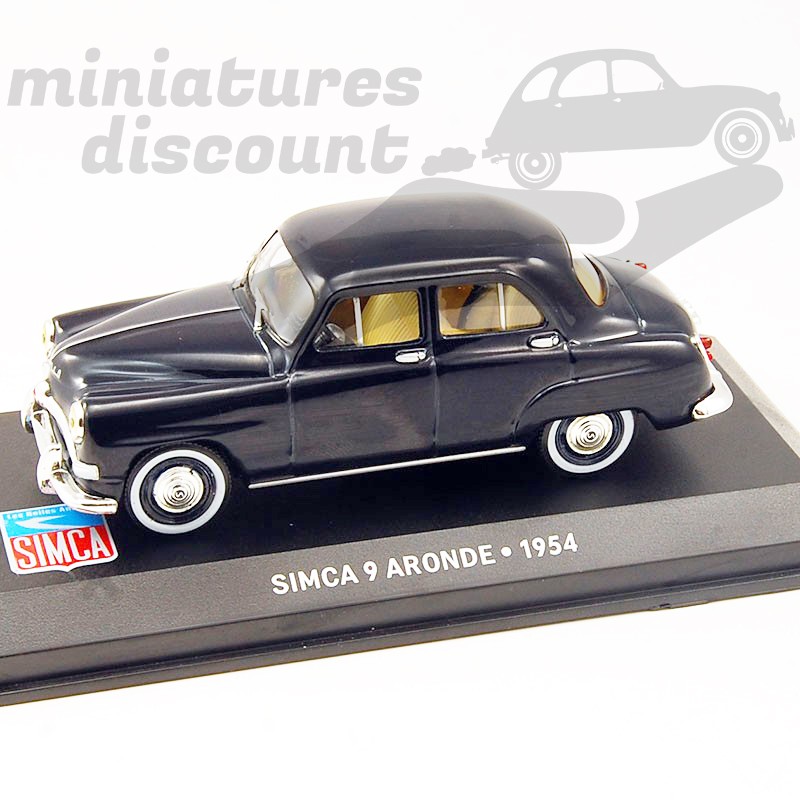 SIMCA 9 ARONDE DE 1954 (NOIR) - 1/43ème en boite