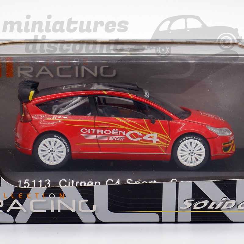 CITROËN C4 SPORT (ROUGE) - SOLIDO - 1/43ème en boite