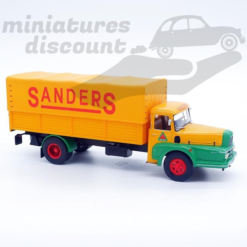 CAMION UNIC "SANDERS" (JAUNE) - IXO - 1/43ème en boite