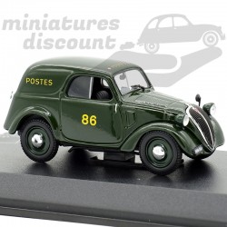 Simca 5 Fourgonnette 1938 - La Poste - 1/43ème sur socle