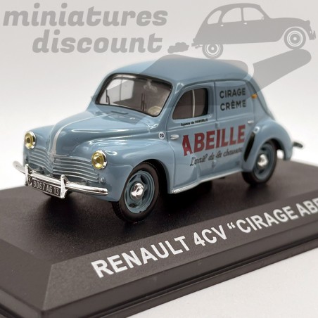RENAULT 4CV "CIRAGE ABEILLE" (BLEU) - 1/43ème en boite