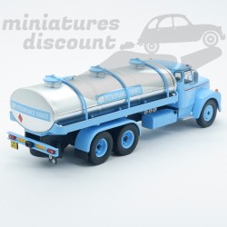 SCANIA VABIS LS85 CITERNE "PÉTROFRANCE CHIMIE" DE 1970 (BLEU CIEL - ARGENT) - 1/43ème en boite