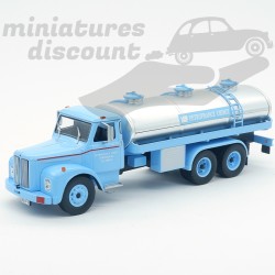 SCANIA VABIS LS85 CITERNE "PÉTROFRANCE CHIMIE" DE 1970 (BLEU CIEL - ARGENT) - 1/43ème en boite