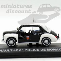 RENAULT 4CV "POLICE DE MONACO" (BLANC & NOIR) - 1/43ème en boite
