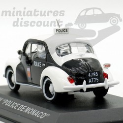 RENAULT 4CV "POLICE DE MONACO" (BLANC & NOIR) - 1/43ème en boite