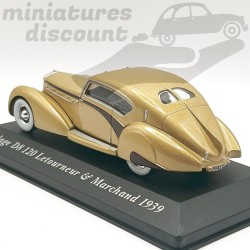 Delage D8 120 Letourneur et Marchand de 1939 (or) - 1/43 ème En boite