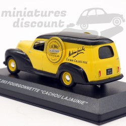 PEUGEOT 203 FOURGONNETTE "CACHOU LAJAUNIE" (JAUNE) - 1/32ème en boite