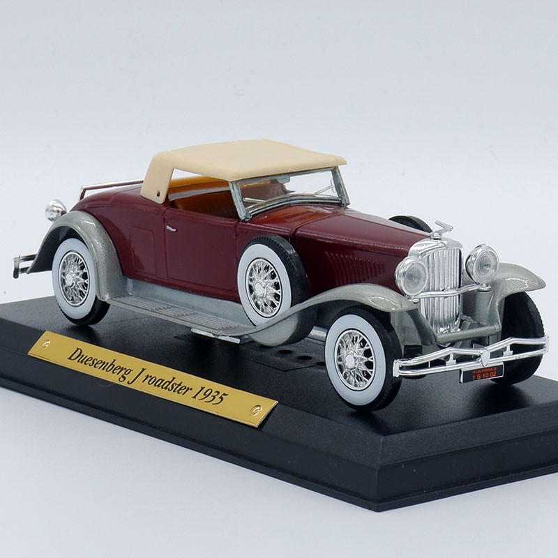 DUESENBERG J ROADSTER 1935 (ROUGE) - 1/43ème en boite