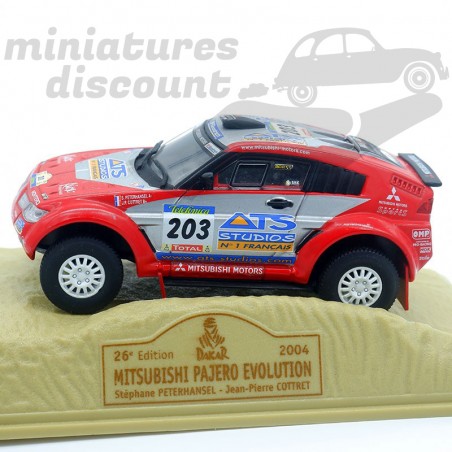 MITSUBISHI PAJERO EVOLUTION (ROUGE) - NOREV - 1/43ème en boite