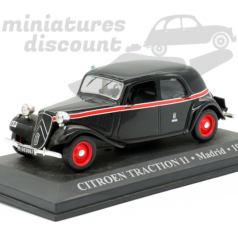 Citroën Traction 11cv - Taxi  Madrid 1955  - 1/43ème en blister