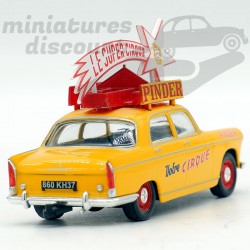 PEUGEOT 404 CIRQUE PINDER (JAUNE) - 1/43ème sous blister