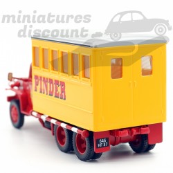 CAMION GMC "PINDER" CIRQUE PINDER (JAUNE) - 1/50ème sous blister