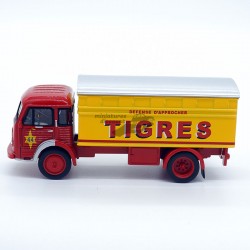 CAMION SIMCA CARGO CIRQUE PINDER (JAUNE ROUGE) - 1/64ème sous blister