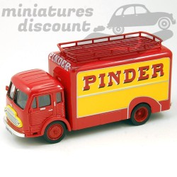 SIMCA CARGO FOURGON "PINDER" CIRQUE PINDER (JAUNE) - 1/50ème sous blister