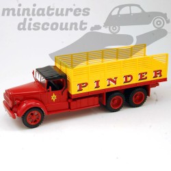 MACK NR " PINDER " CIRQUE PINDER (ROUGE ET JAUNE) - 1/64ème sous blister
