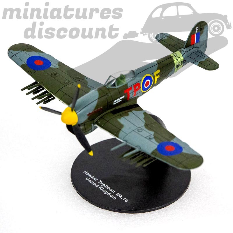 Hawker Typhoon MK.1b "United Kingdom" au 1/72eme en métal sous blister