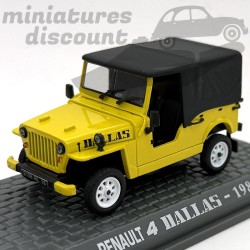 Renault 4 (jaune) Dallas...