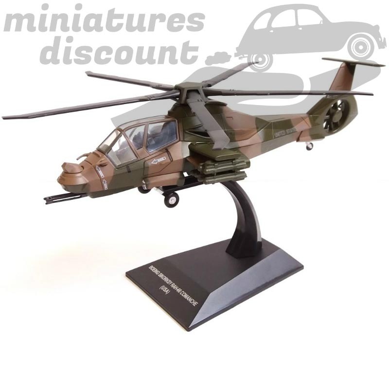 Hélicoptère Boeing Sikorksy RAH-66 Comanche au 1/72ème en métal sous blister
