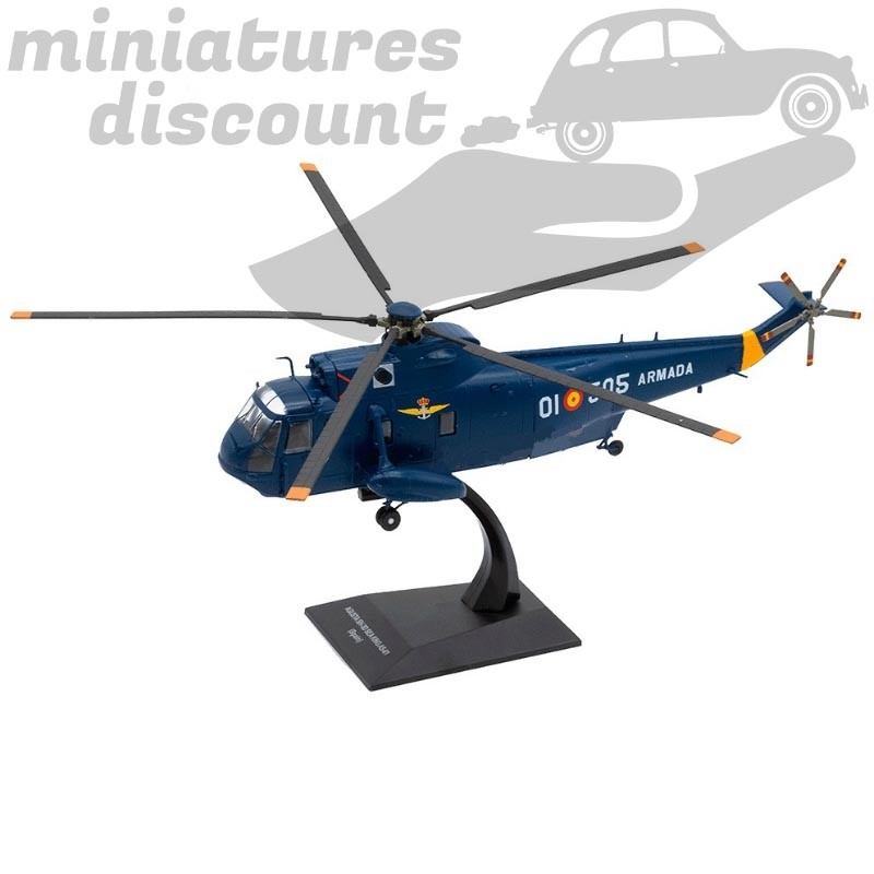 Hélicoptère Agusta SH-3D King AS-61 "Espagne" au 1/72ème en métal sous blister