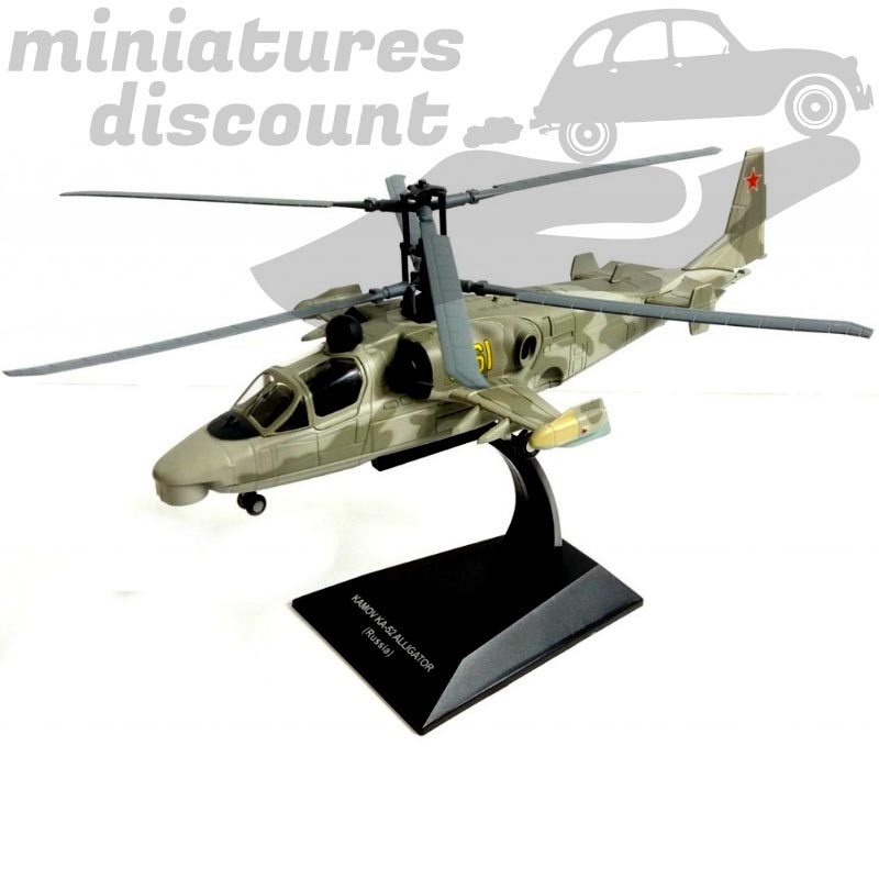 Hélicoptère Kamov KA-52 Aligattor "Russie" au 1/72ème en métal sous blister