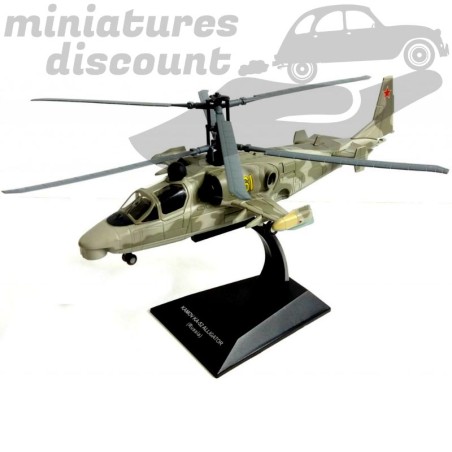 Hélicoptère Kamov KA-52 Aligattor "Russie" au 1/72ème en métal sous blister