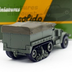 HALF TRACK WAGRAM BÂCHÉ (VERT MILITAIRE) - SOLIDO - 1/50ème en boite