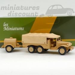 Dodge 6x6 T223 WC63 & Remorque - Solido - 1/50ème en boite