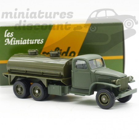 CAMION GMC CITERNE (VERT MILITAIRE) - SOLIDO - 1/50ème en boite