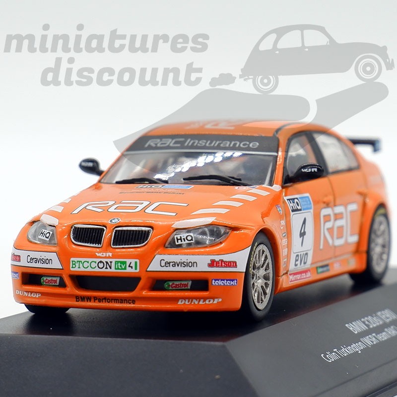 BMW 320SI COLIN TURKINGTON 2009 BTCC CHAMPION (ORANGE) - 1/43ème en boite
