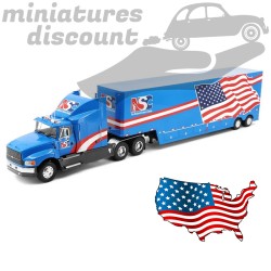 SEMI REMORQUE CAMION FORD AEROMAX "THE NATIONAL SCIENCE CENTER" (BLEU) - IXO - 1/43ème en boite
