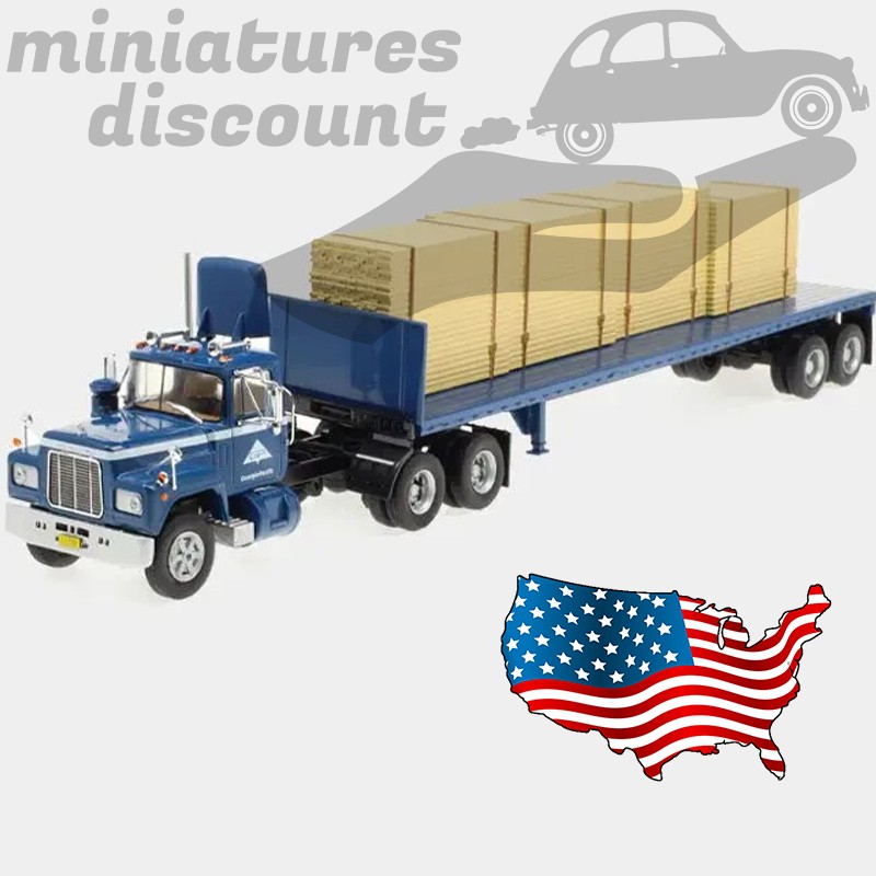 Semi remorque Mack Série R - Georgia Pacific - Transport de bois - Ixo - 1/43ème en boite