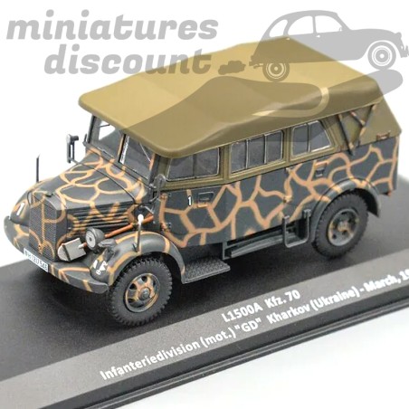 L1500A Kfz 70 - Infanteriedivision 1943 - 1/43ème en boite