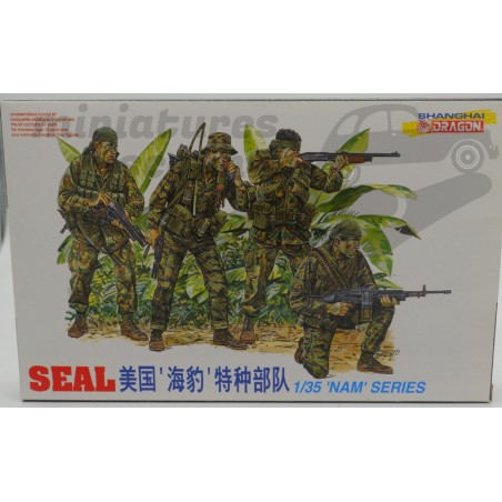 FIGURINES MILITAIRES, SEAL NAM SERIES (A PEINDRE) - DRAGON - 1/35ème en boite