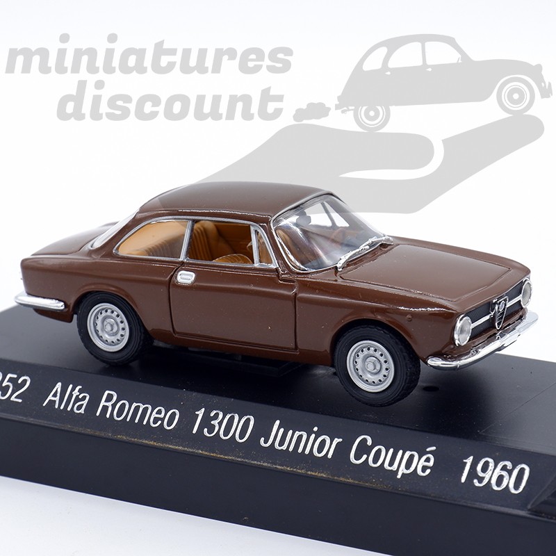 ALFA ROMEO 1300 JUNIOR COUPÉ (MARRON) - SOLIDO - 1/43ème en boite