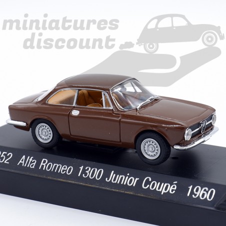ALFA ROMEO 1300 JUNIOR COUPÉ (MARRON) - SOLIDO - 1/43ème en boite