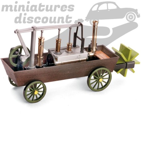 Véhicule Amphibie - Anfibio di Evans 1804 - Machine a Vapeur - Brumm - 1/43ème en boite