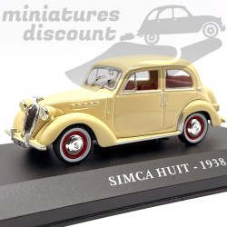 SIMCA HUIT 1938 (BEIGE) - 1/43ème en boite