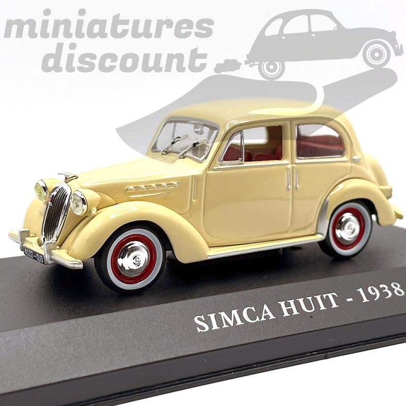 SIMCA HUIT 1938 (BEIGE) - 1/43ème en boite