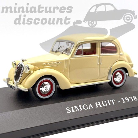 SIMCA HUIT 1938 (BEIGE) - 1/43ème en boite