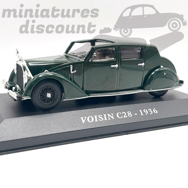 VOISIN C28 DE 1936 (VERT) - 1/43ème en boite