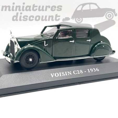 VOISIN C28 DE 1936 (VERT) - 1/43ème en boite