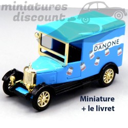 CAMIONNETTE BULL NOSE MORRRIS "DANONE" (BLEU) - CORGI - 1/60ème sous blister