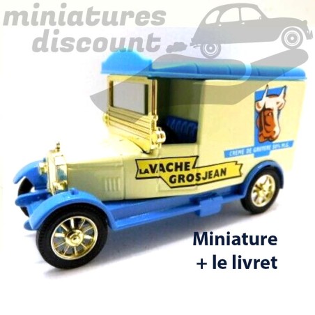 CAMIONNETTE FORD T MODÈLE 1920 "VACHE GROSJEAN" (BEIGE) - CORGI - 1/43ème sous blister