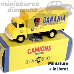 CAMION DE LIVRAISON FORD THAMES "BANANIA" (JAUNE) - CORGI - 1/72ème sous blister