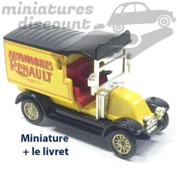 FOURGON RENAULT KZ TYPE 1930 "AUTOMOBILES RENAULT" (JAUNE) - CORGI - 1/64ème sous blister
